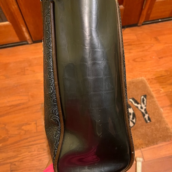 Consuela Black Tote with Floral Embroidery - Picture 10 of 11